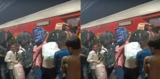 बांद्रा स्टेशन पर छठ पूजा के लिए उमड़ी भीड़, अचानक मची भगदड़, 9 लोग घायल