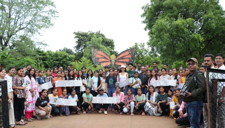 नंदनवन जंगल सफारी के ‘‘प्रकृति दर्शन’’ कार्यक्रम में 7000 से अधिक विद्यार्थियों ने लिया भाग