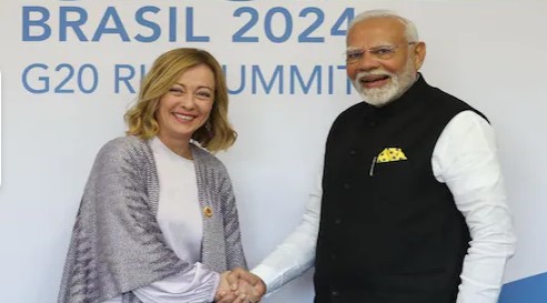 आपसे मिलकर खुशी होती है... जब ब्राजील में PM मोदी से मिलीं मेलोनी, 2 तस्वीरों में दिख गया भारत-इटली का संबंध