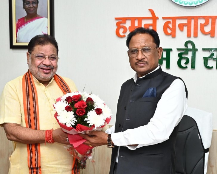 मुख्यमंत्री से नवनिर्वाचित विधायक श्री सोनी ने की सौजन्य मुलाकात