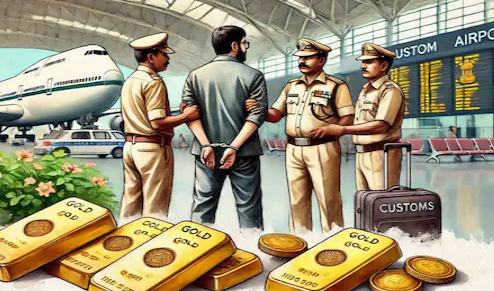एयरपोर्ट पर आंखों ने दिया धोखा, सामने आ गया हैरान करने वाला सच, रेक्‍टम से निकला ₹72 लाख का सोना