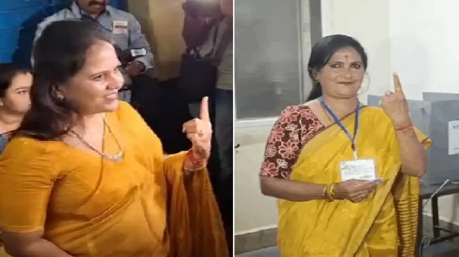 BJP प्रत्याशी मीनल चौबे ने किया मतदान, इधर बिलासपुर की मेयर प्रत्याशी पूजा विधानी ने डाला वोट