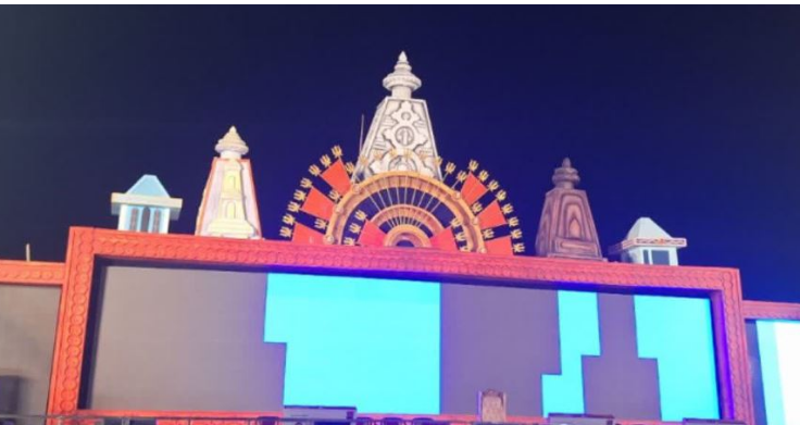 राजिम कुंभ में पंचकोशी यात्रा की झांकी श्रद्धालुओं को कर रही आकर्षित