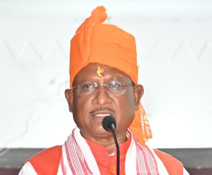 बसंत पंचमी पर्व पर मुख्यमंत्री श्री साय मां शारदा धाम पहुंचे