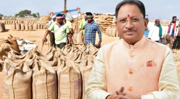 छत्तीसगढ़ में बना धान खरीदी में नया कीर्तिमान : 149.25 लाख मीट्रिक टन धान की हुई खरीदी