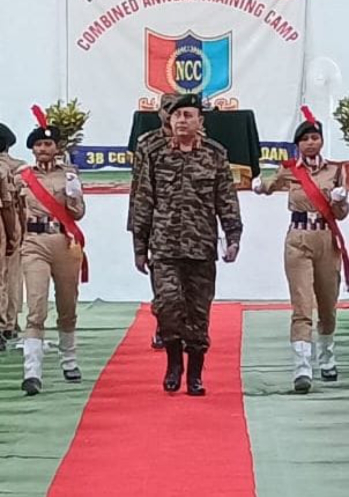 38 सीजी बटालियन एनसीसी राजनांदगांव का 10 दिवसीय संयुक्त वार्षिक प्रशिक्षण शिविर 132 – 15 से 24 मई तक संस्कार सिटी इंटरनेशनल स्कूल ठाकुरटोला में शुरु, 662 कैडेट्स हुए शामिल