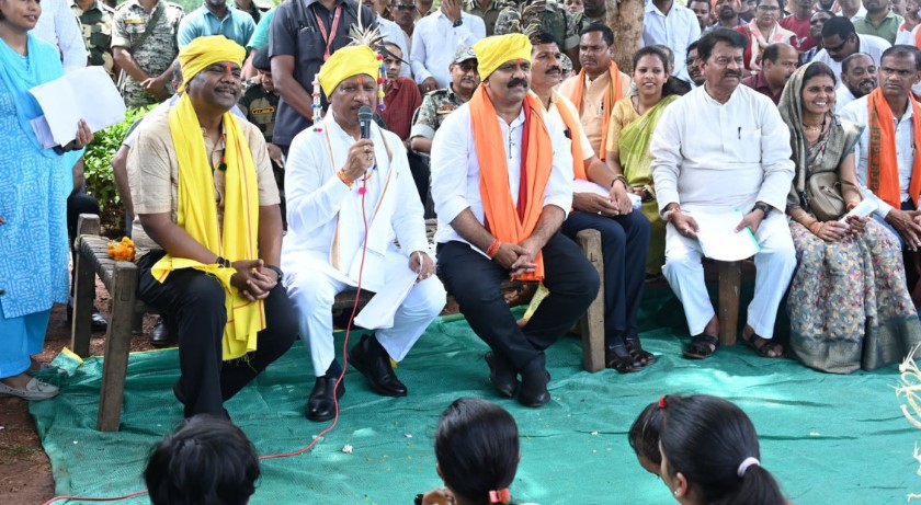 मुख्यमंत्री श्री विष्णु देव साय ने बासिंग में लगाई चौपाल