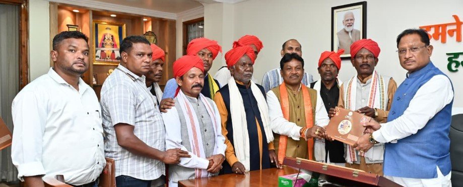 मुख्यमंत्री श्री साय को बस्तर दशहरा कार्यक्रम में शामिल होने का मिला न्यौता