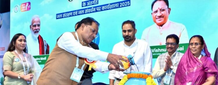 जनभागीदारी से जल संचयन कर सुरक्षित होगा हमारा भविष्य : मुख्यमंत्री श्री विष्णु देव साय