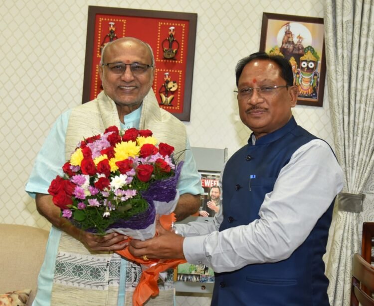 उप राष्ट्रपति श्री राधाकृष्णन से मुख्यमंत्री श्री साय ने की भेंट