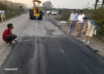 पीडब्ल्यूडी के विधानसभा संभाग में 98 किमी में पेंच रिपेयर कार्य प्रगति पर, 26 किमी में कार्य पूर्ण