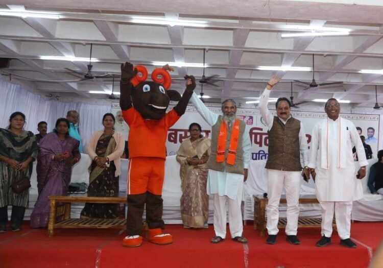 कांकेर में बस्तर ओलंपिक की जिला स्तरीय प्रतियोगिता का समापन