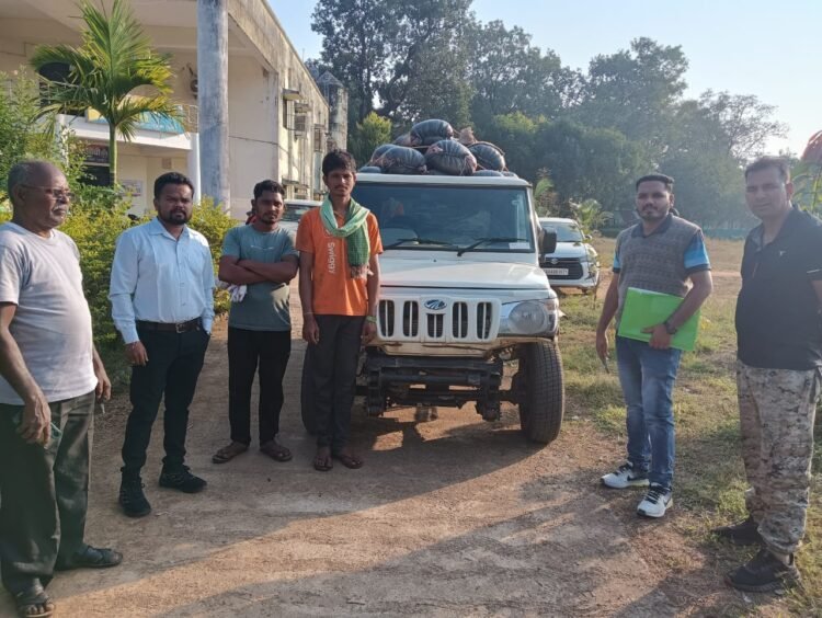 धान के अवैध परिवहन पर बड़ी कार्रवाई