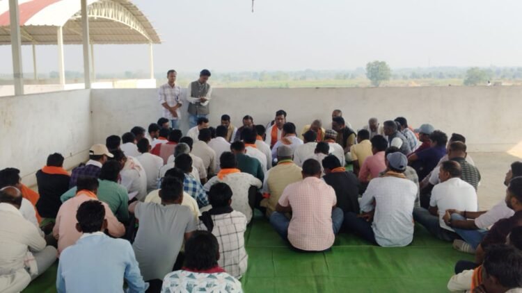 ग्राम सरेखा-बेंदरची में गौ अभ्यारण निर्माण के लिए बैठक का हुआ आयोजन