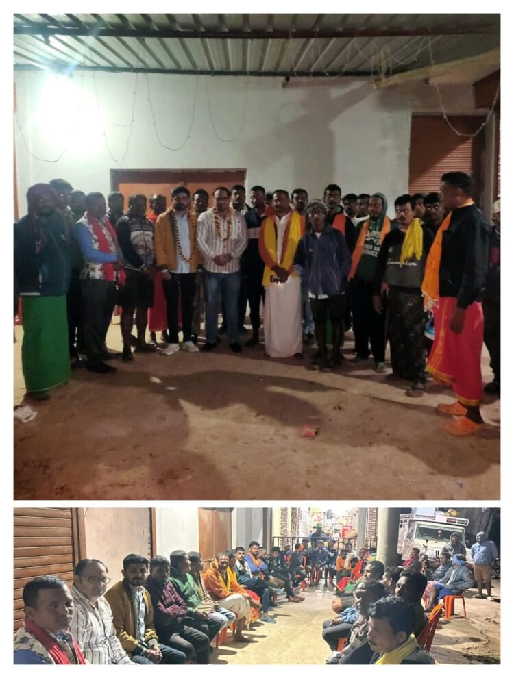 समलूर में भाजपा मोर्चा अध्यक्षों का जनसंवाद, संगठन सशक्तिकरण पर दिया जोर