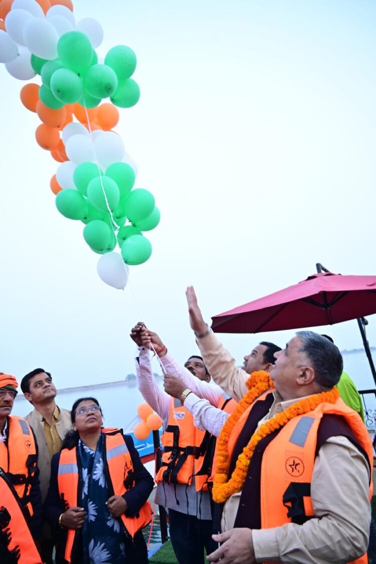 पर्यटन मंत्री श्री राजेश अग्रवाल ने मलनिया डेम में फ्लोटिंग रेस्टोरेंट का किया शुभारंभ, कहा पर्यटन विकास से स्थानीय स्तर पर मिलेगा रोजगार