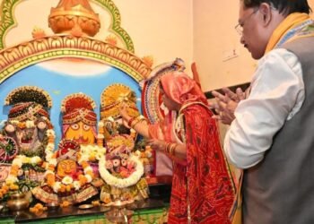 62वें जन्मदिवस पर मुख्यमंत्री श्री विष्णुदेव साय ने श्री जगन्नाथ मंदिर में पूजा-अर्चना कर प्रदेशवासियों के सुख-समृद्धि की कामना की