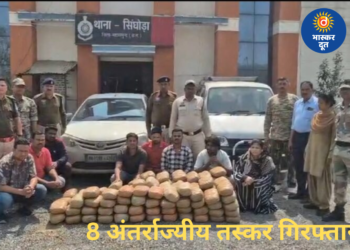 महासमुंद पुलिस की बड़ी कार्रवाई: ओडिशा से महाराष्ट्र जा रहा 68 लाख का गांजा जब्त, 8 अंतर्राज्यीय तस्कर गिरफ्तार