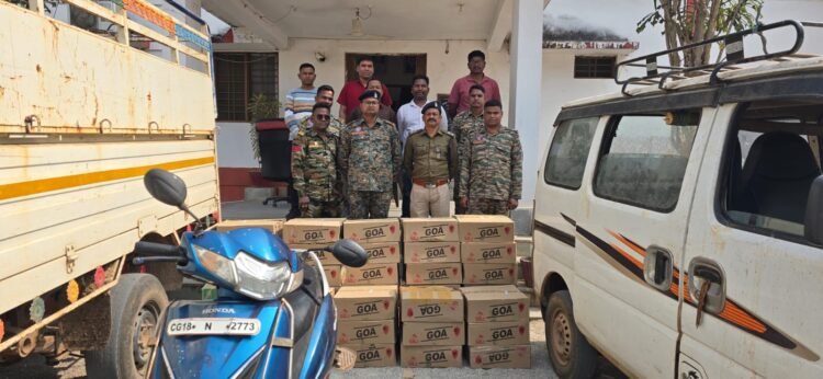3 लाख की अवैध शराब पर दन्तेवाड़ा पुलिस का करारा प्रहार
