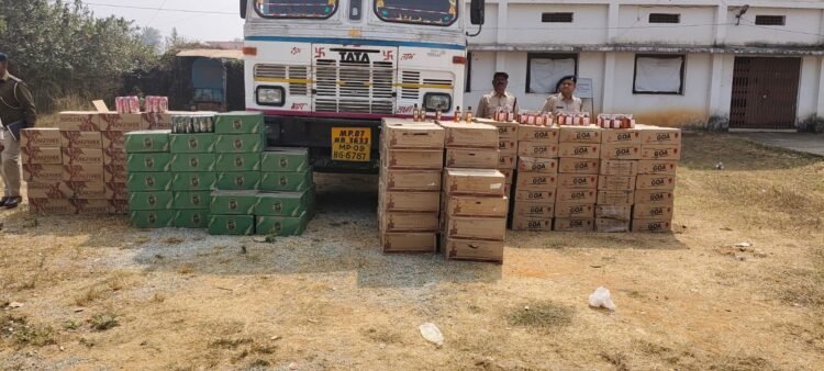 अन्य प्रांत की अवैध मदिरा पर आबकारी का करारा प्रहार