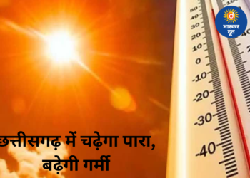 छत्तीसगढ़ में बढ़ने लगी गर्मी, अगले 6 दिनों में 4 डिग्री तक चढ़ सकता है पारा