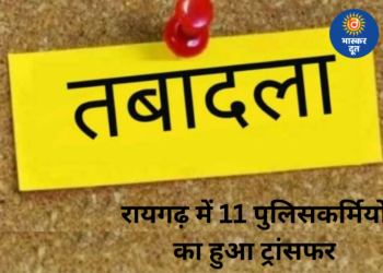 Police Transfer: रायगढ़ में होली से पहले बड़ा फेरबदल, 9 निरीक्षक समेत 11 पुलिसकर्मियों का हुआ तबादला