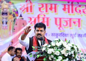 ठाकुरदिया खुर्द में राम मंदिर का उपमुख्यमंत्री श्री विजय शर्मा ने किया भूमिपूजन