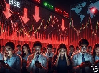 अमेरिका-ईरान युद्ध की आग में झुलसा दलाल स्ट्रीट, हर दूसरा शेयर 52 हफ्ते के निचले स्तर पर, ₹56 लाख करोड़ स्वाहा