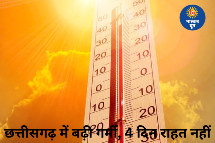 छत्तीसगढ़ में बढ़ने लगी गर्मी, अगले चार दिनों तक राहत की उम्मीद नहीं