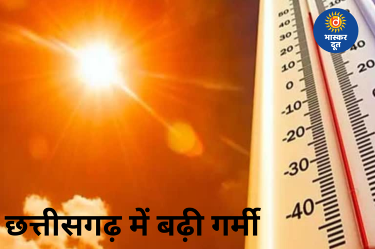 मार्च में चढ़ा पारा: छत्तीसगढ़ में बढ़ेगी गर्मी, रायपुर में पारा 35° के पार