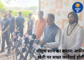 सीएम साय का सख्त संदेश: अफीम की खेती पर होगी कार्रवाई, बड़े रसूखदार भी नहीं बचेंगे