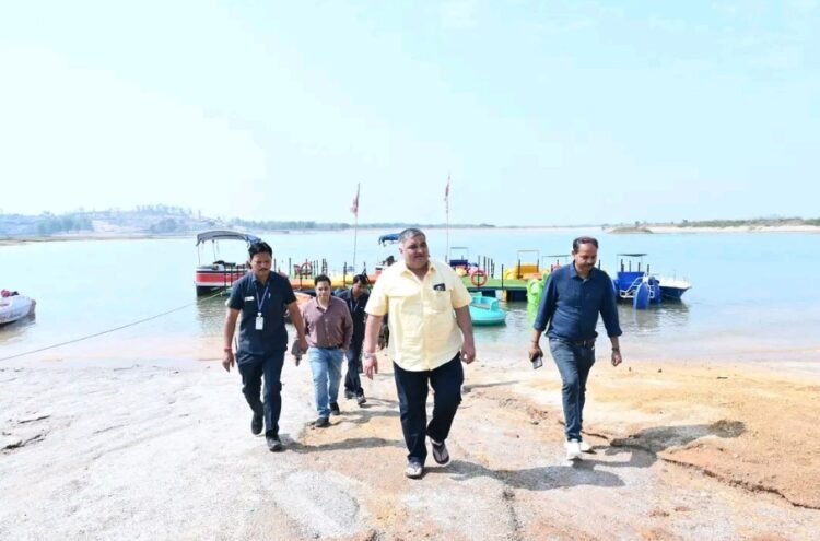 पर्यटन मंत्री श्री राजेश अग्रवाल ने मयाली नेचर कैंप का किया निरीक्षण