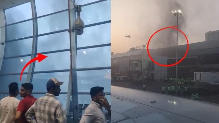 थम गईं उड़ानें, बंद हुए गेट और ठप हुआ इंटरनेट, टर्मिनल 1 में लगी भीषण आग से यात्रियों में भारी दहशत