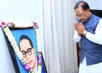 डॉ. भीमराव अम्बेडकर जयंती पर मुख्यमंत्री श्री विष्णु देव साय ने किया नमन : सामाजिक न्याय, समानता और समरस समाज के निर्माण का लिया संकल्प