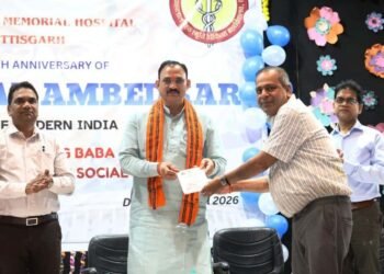 बाबा साहेब के विचारों पर चलकर ही बनेगा बेहतर समाज: स्वास्थ्य मंत्री श्री श्याम बिहारी जायसवाल