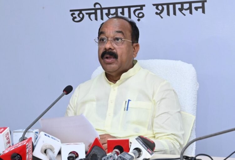 उप मुख्यमंत्री श्री अरुण साव ने कैबिनेट की बैठक में लिए गए निर्णयों की जानकारी दी