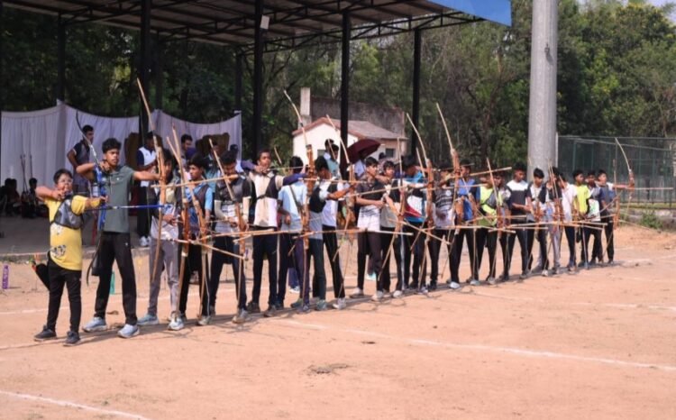 खेल अकादमी में चयन के लिए 204 खिलाड़ियों के खेल कौशल का किया गया परीक्षण