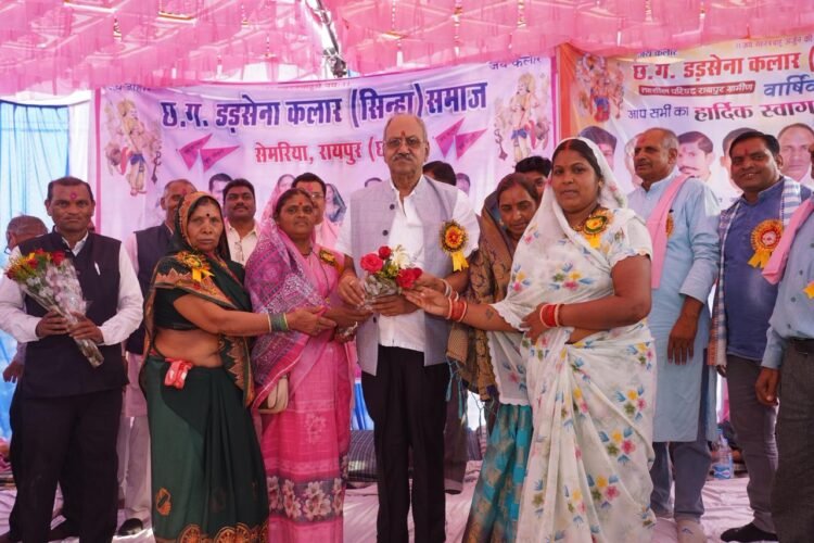 समाज की शक्ति संगठन और सेवा में है – सांसद बृजमोहन अग्रवाल