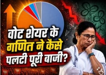 वोट शेयर में बड़ा खेला कर रही बीजेपी! ममता की तृणमूल को धोबी पछाड़, दो ग्राफिक्स समझा देंगे पूरा गणित