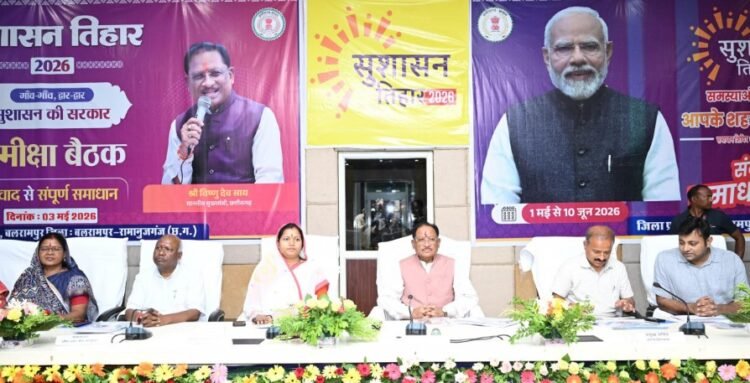 मुख्यमंत्री के निर्देश के बाद पत्थलगांव – कुनकुरी सड़क मरम्मत में आई तेजी