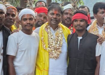 कानाहर्राल पेन करसाद जातरा में शामिल हुए वन मंत्री श्री केदार कश्यप