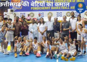 छत्तीसगढ़ की बेटियों ने बढ़ाया प्रदेश का मान, नेशनल बास्केटबॉल चैंपियनशिप में जीता गोल्ड