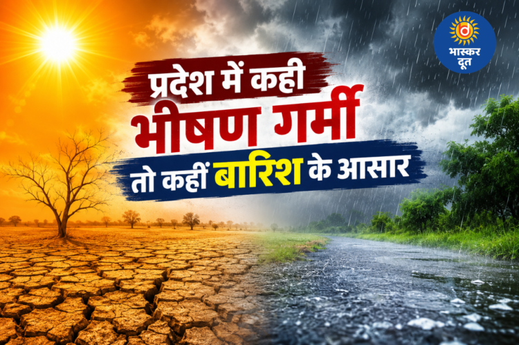 छत्तीसगढ़ में मौसम का डबल अटैक, कहीं हीटवेव तो कहीं बारिश का अलर्ट