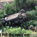 NH-130 पर बड़ा हादसा: 40 फीट गहरी खाई में गिरी कार, रायपुर से यूपी जा रहा युवक गंभीर घायल