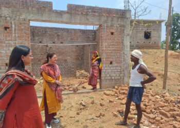 मैदान में उतरीं कलेक्टर, सड़क, जल संरक्षण और आवास कार्यों की हकीकत परखी