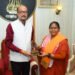 राज्यपाल श्री डेका से राष्ट्रीय पिछड़ा वर्ग आयोग की अध्यक्ष साध्वी निरंजन ज्योति ने की सौजन्य भेंट