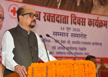 रक्तदान सबसे बड़ा दान, इससे बड़ी कोई सेवा नहीं – राज्यपाल श्री डेका