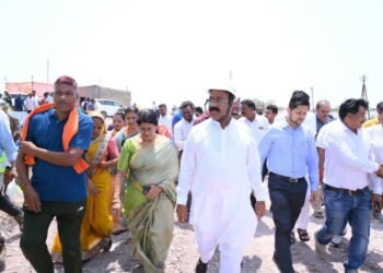 उप मुख्यमंत्री श्री अरुण साव ने नालंदा परिसर, मल्टी-लेवल पार्किंग और एसटीपी निर्माण कार्यों का किया निरीक्षण