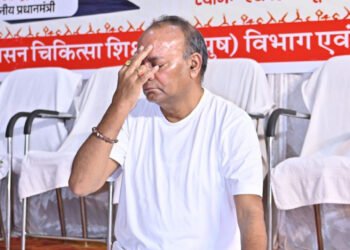 विधायक अजय चंद्राकर के मुख्य आतिथ्य में धमतरी में मनाया गया 12वां अंतर्राष्ट्रीय योग दिवस