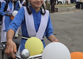 सरस्वती साइकिल योजना से वैष्णवी के सपनों को मिली नई उड़ान